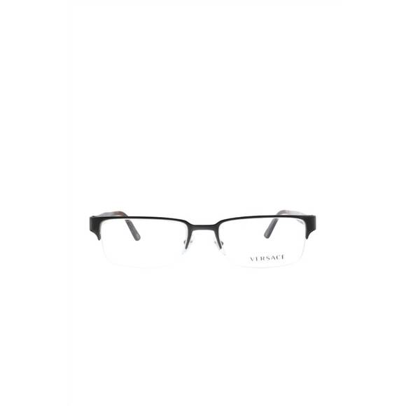 NEW VERSACE rectangle metal eyeglasses in brushed brown - Picture 2 of 3